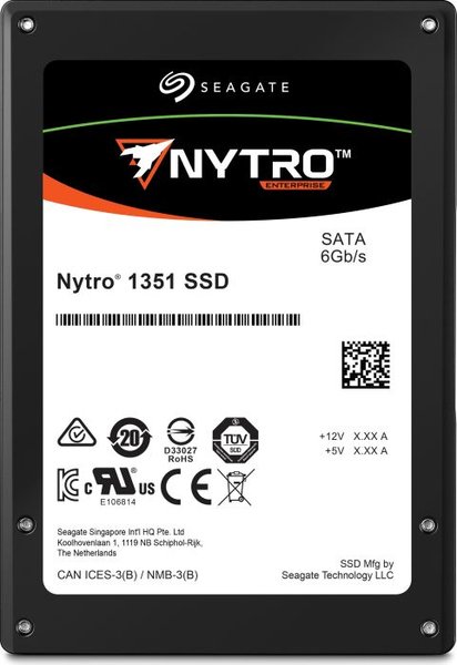 SEAGATE Nytro 1351 SSD 960GB Light Endurance SATA 6Gb/s 6,4cm 2,5inch NAND Flash Type 3D TLC