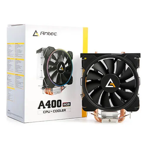 Antec FrigusAir 400, 120 mm ARGB CPU Cooler, All-Black