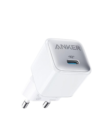 Anker 511 Charger (Nano Pro) - USB-C-v&auml;ggladdare, vit