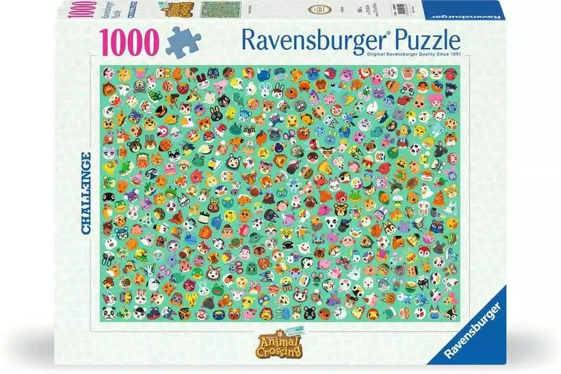 Ravensburger Challenge Animal Crossing - puzzle, 1000 pcs