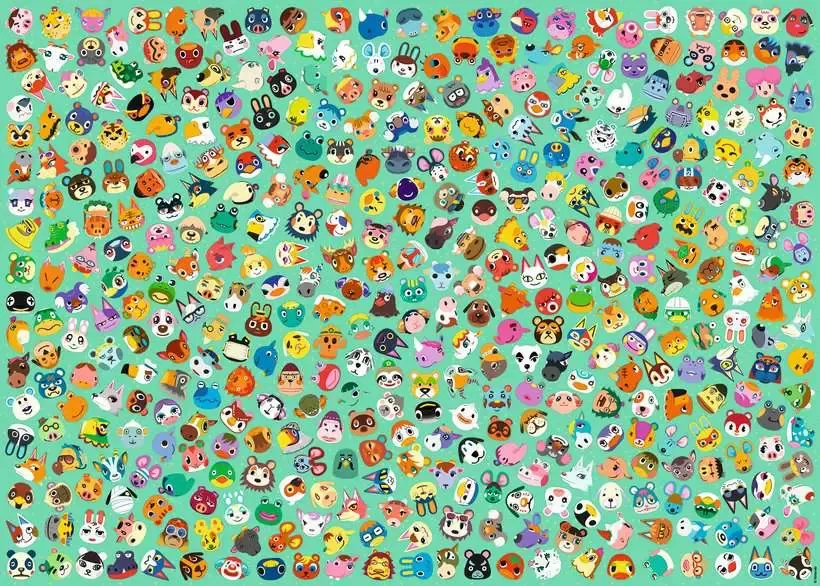 Ravensburger Challenge Animal Crossing - puzzle, 1000 pcs