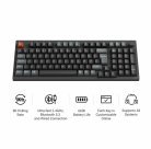 Keychron V5 Ultra 8K 96% Wireless Mechanical Gaming Keyboard, Silk POM Red, Black
