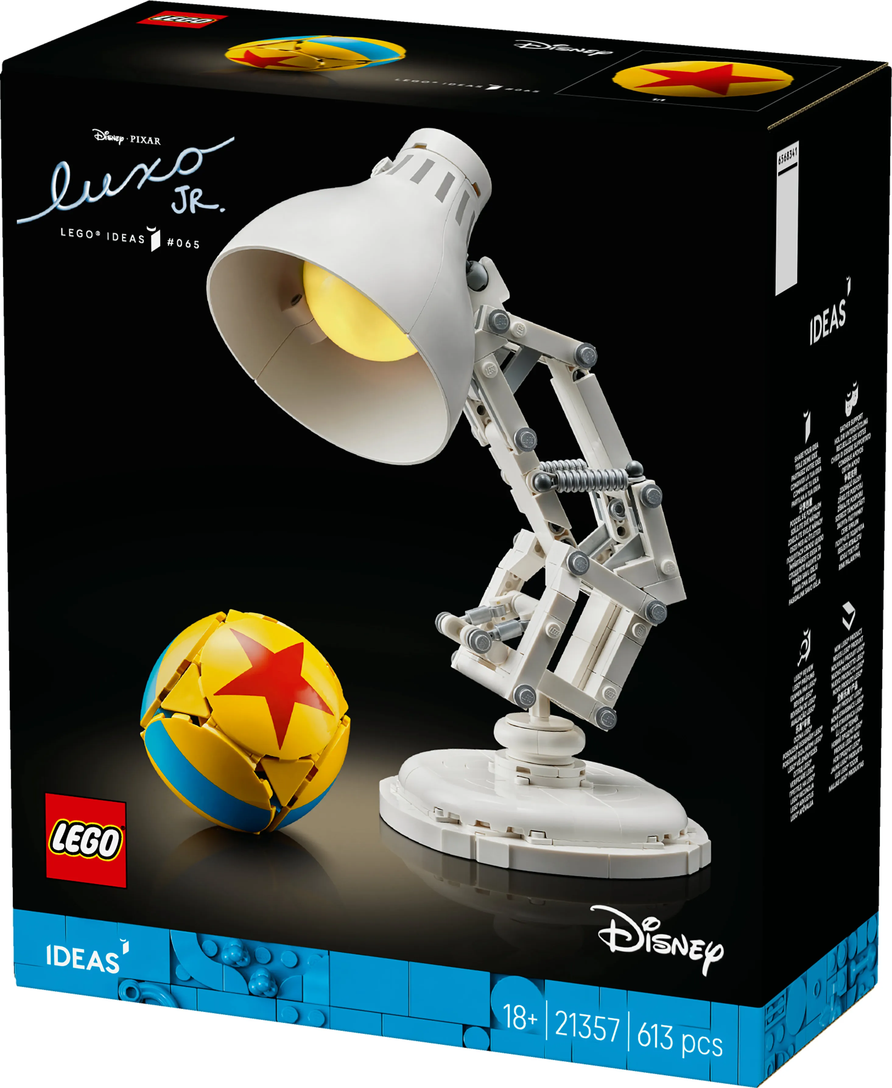 LEGO Ideas Disney Pixar Luxo Jr. 21357