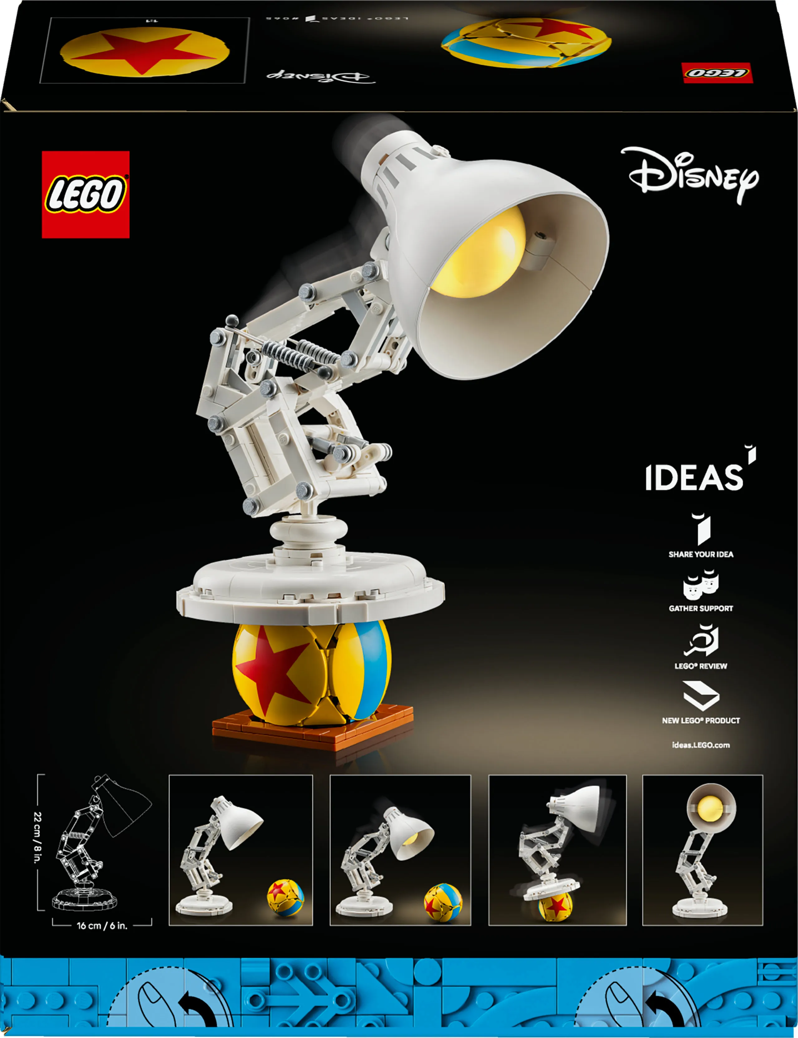 LEGO Ideas Disney Pixar Luxo Jr. 21357