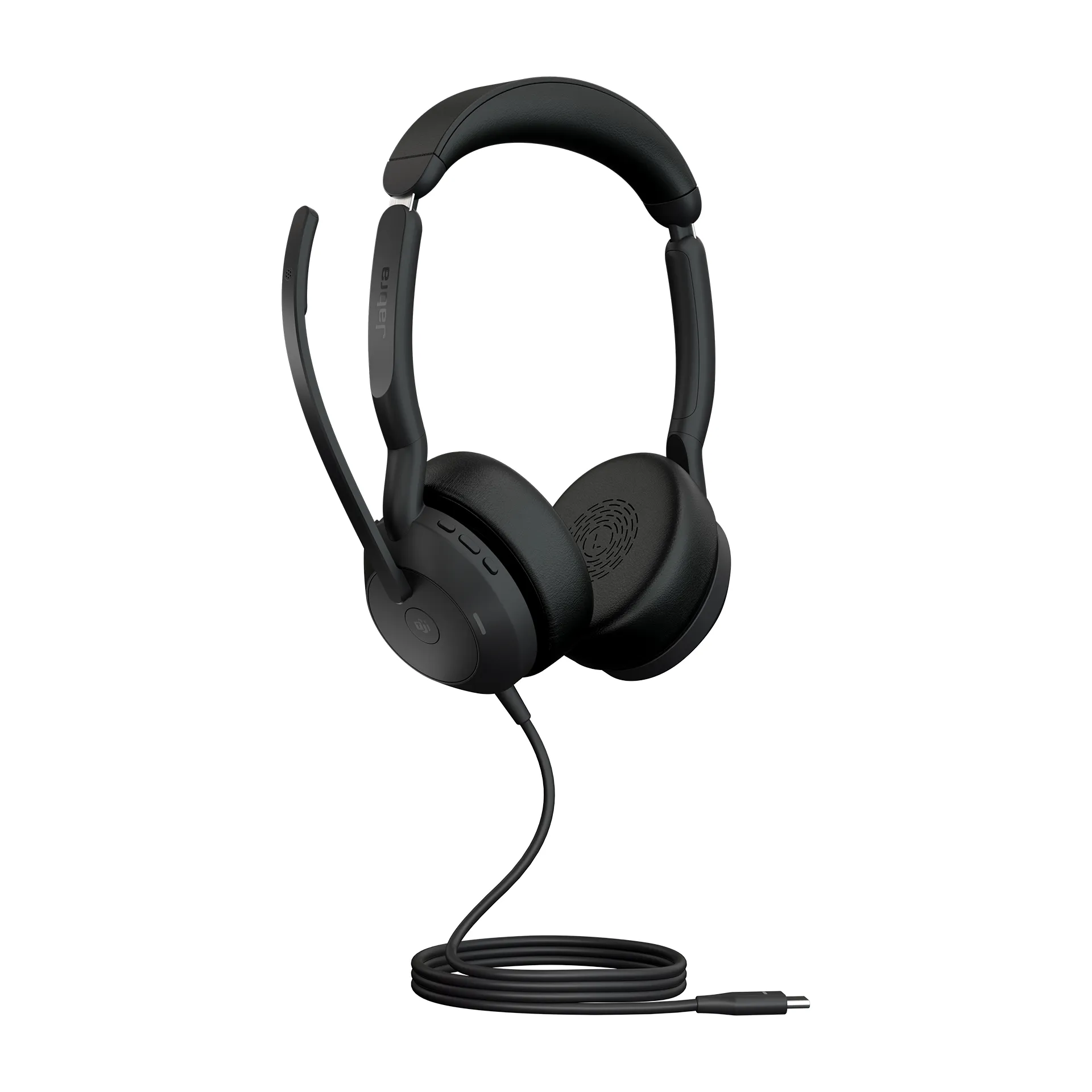Jabra Evolve2 50 USB-C Stereo -kuulokemikrofoni, MS, Musta