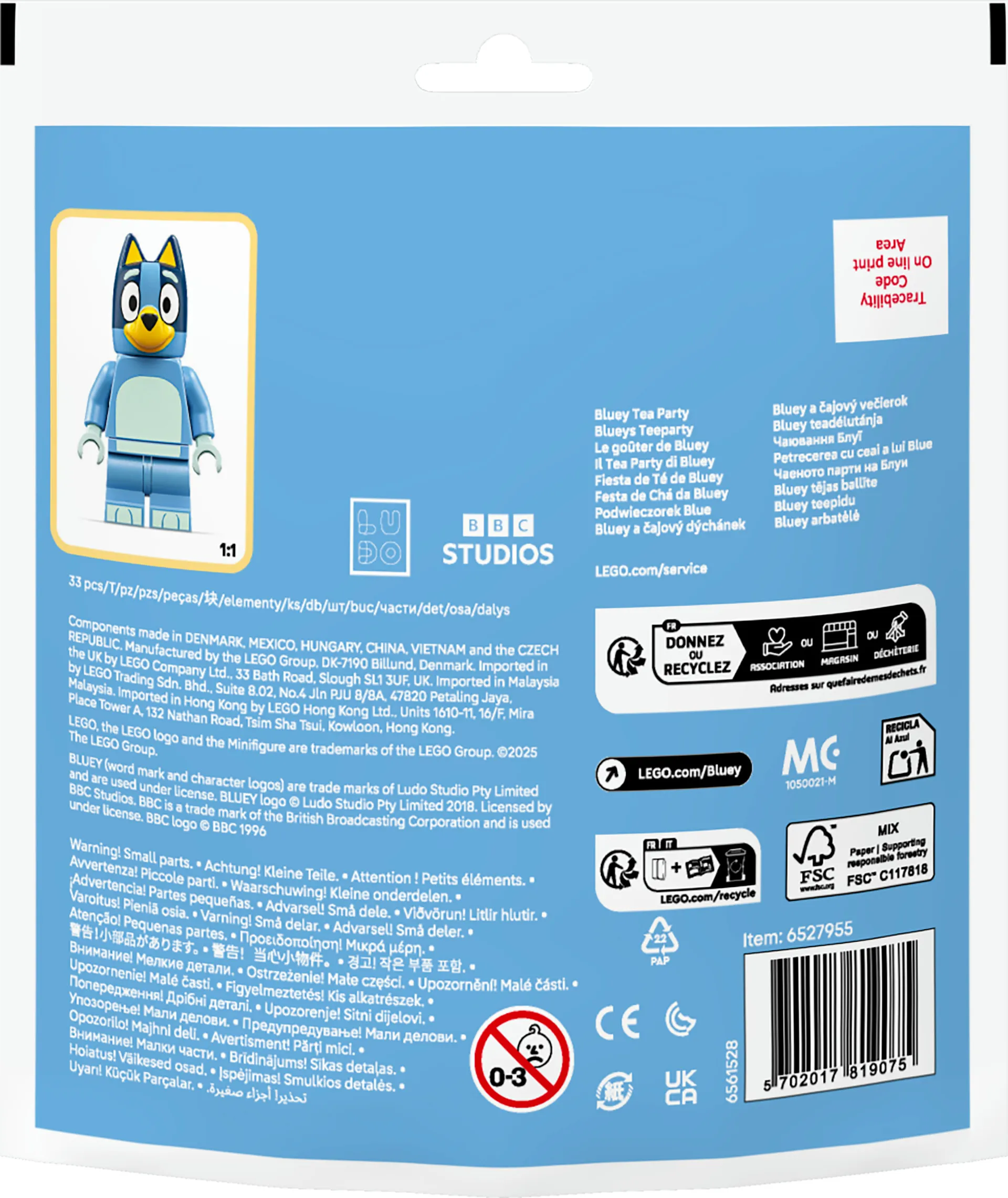 LEGO Bluey Bluey's Tea Party 30687