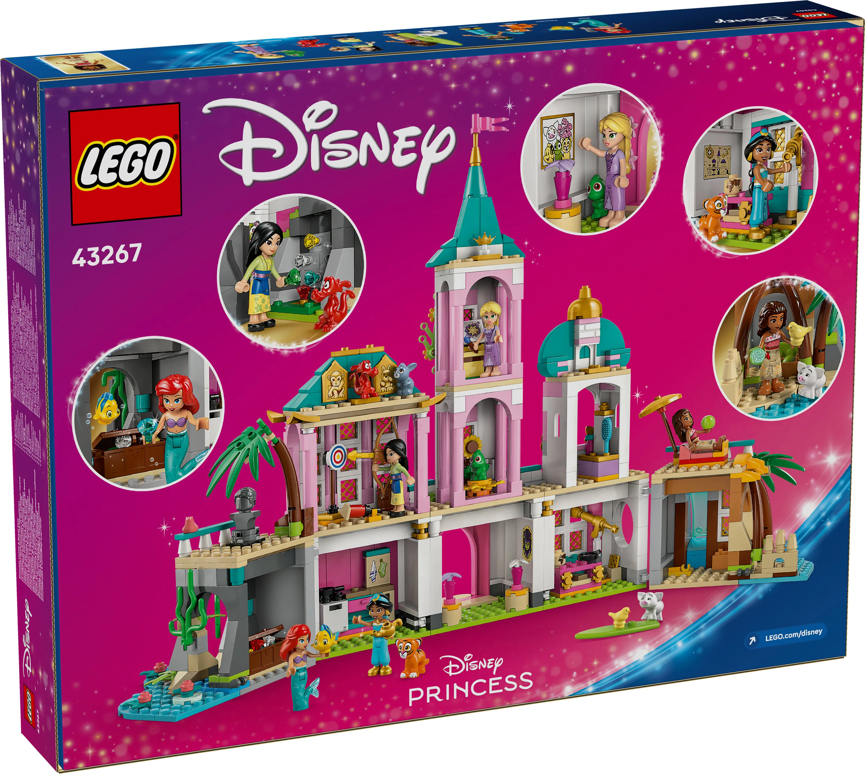 LEGO Disney Princess Castle and Royal Pets 43267