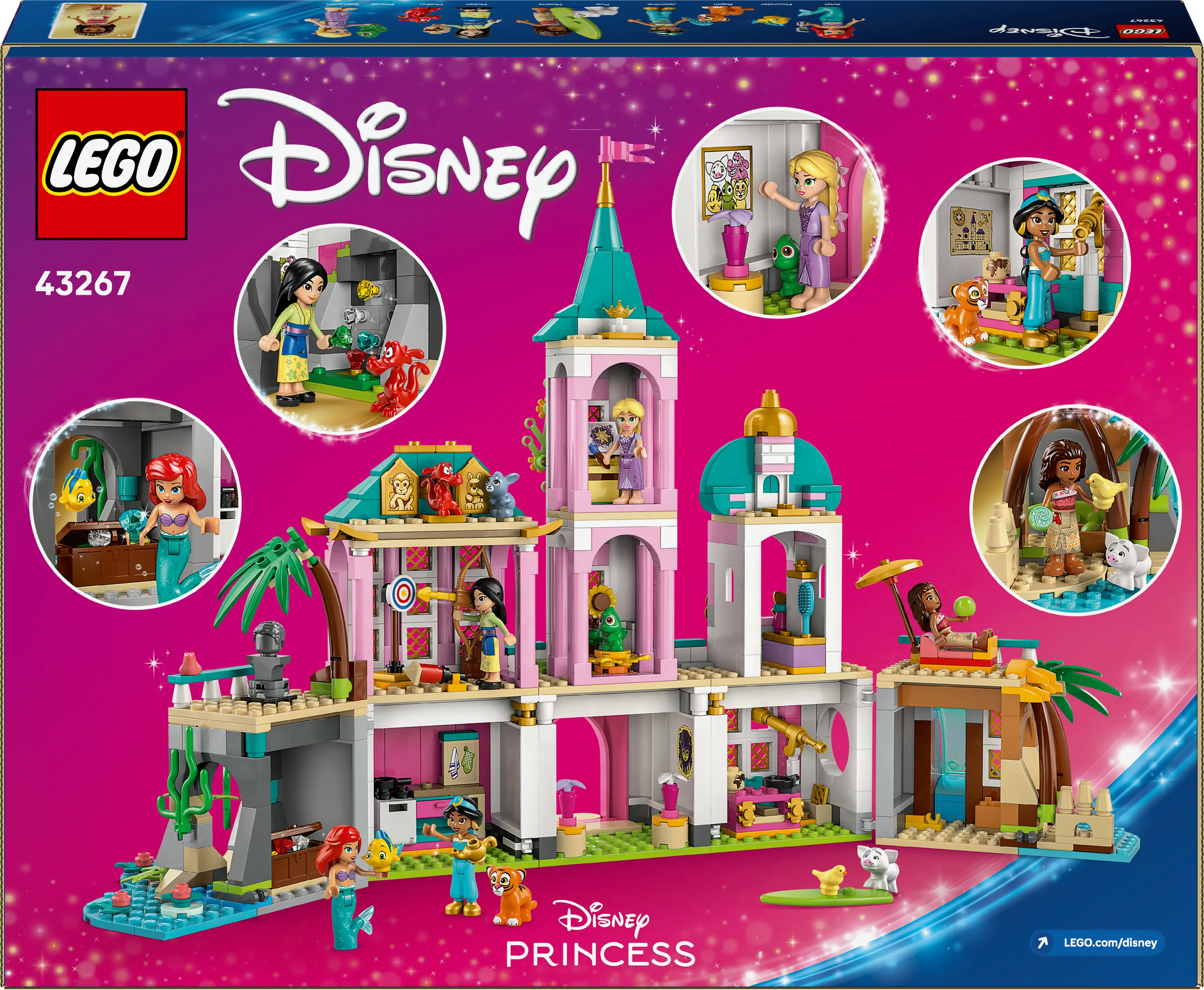 LEGO Disney Princess Castle and Royal Pets 43267
