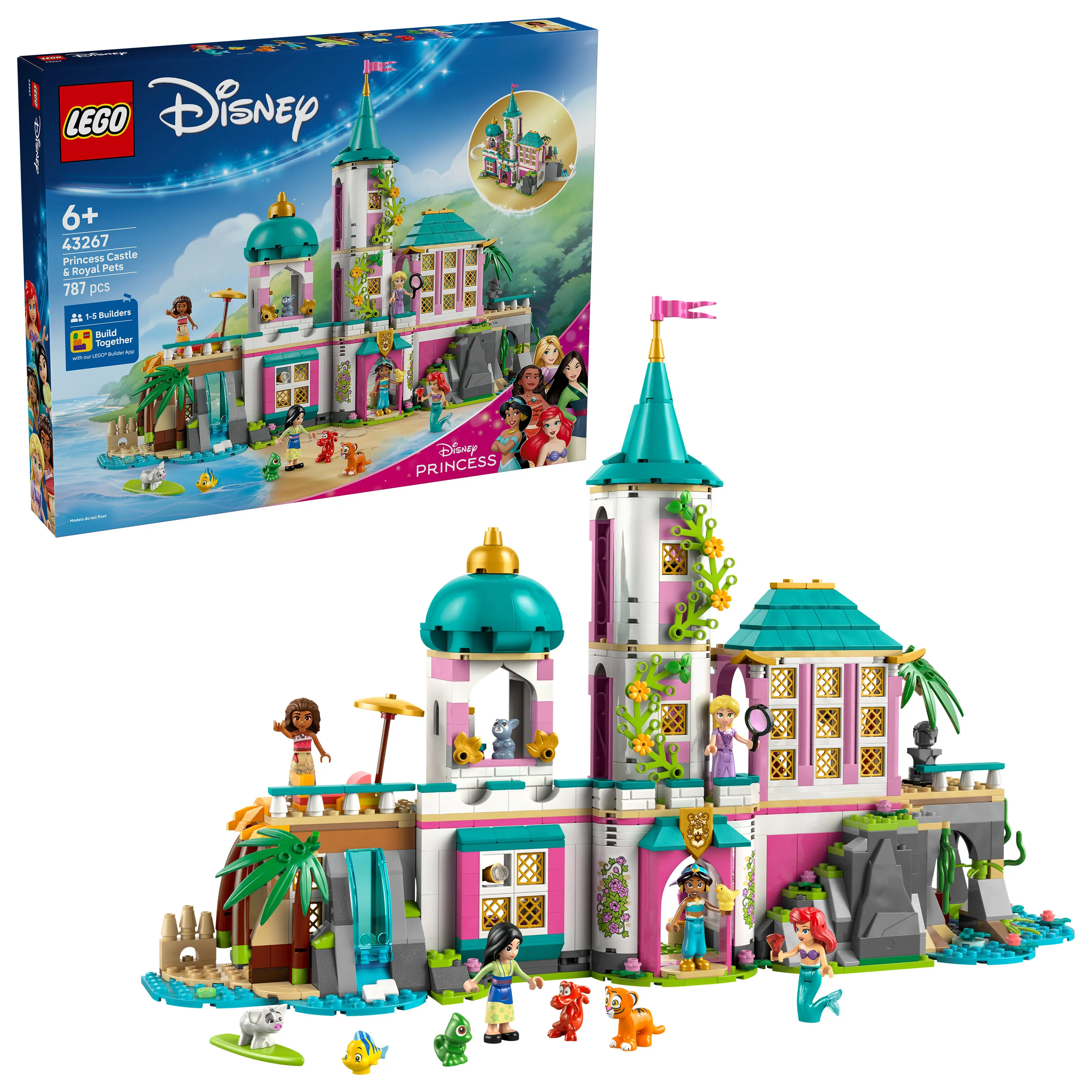 LEGO Disney Princess Castle and Royal Pets 43267