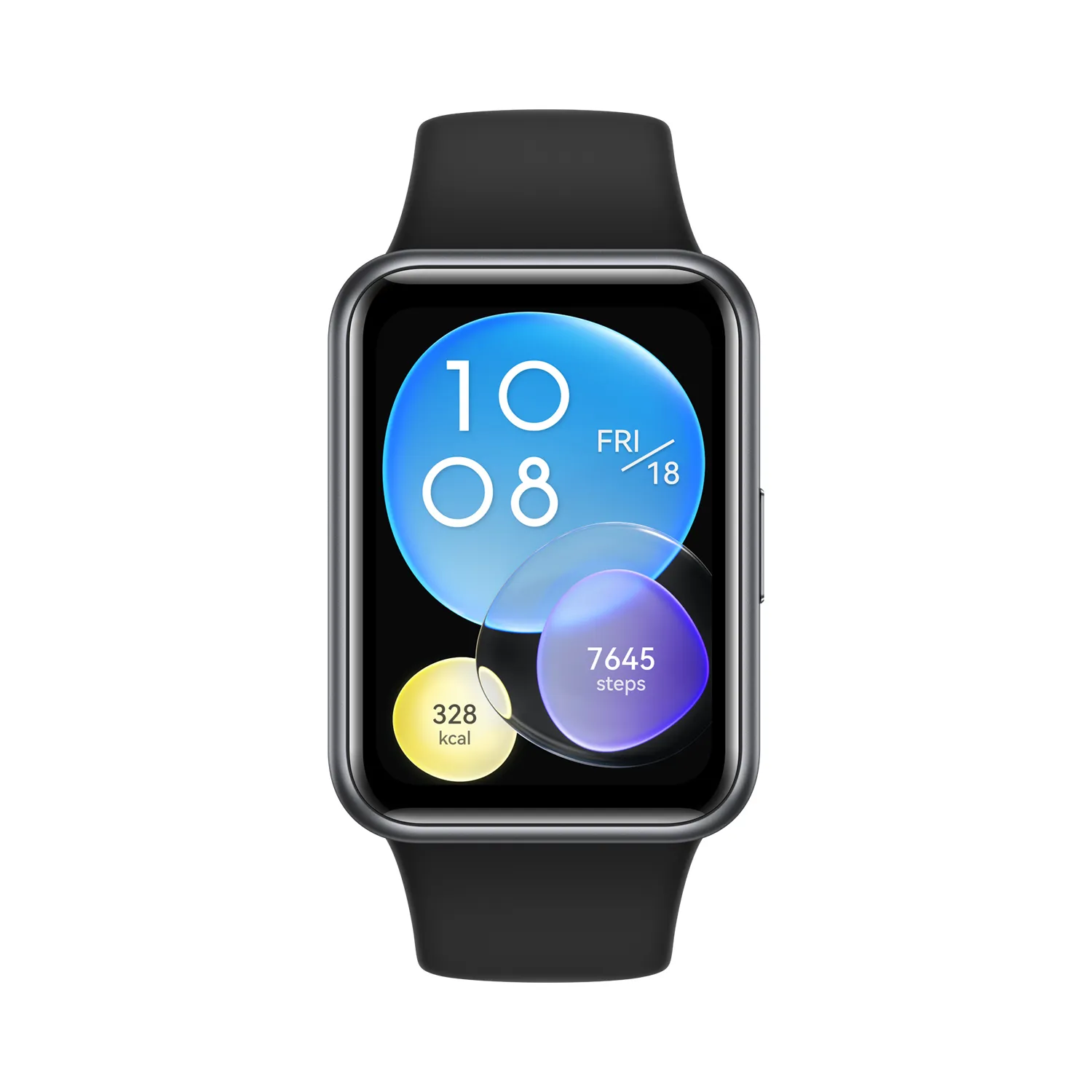 Huawei Watch Fit 2 Active -&auml;lykello, Midnight Black