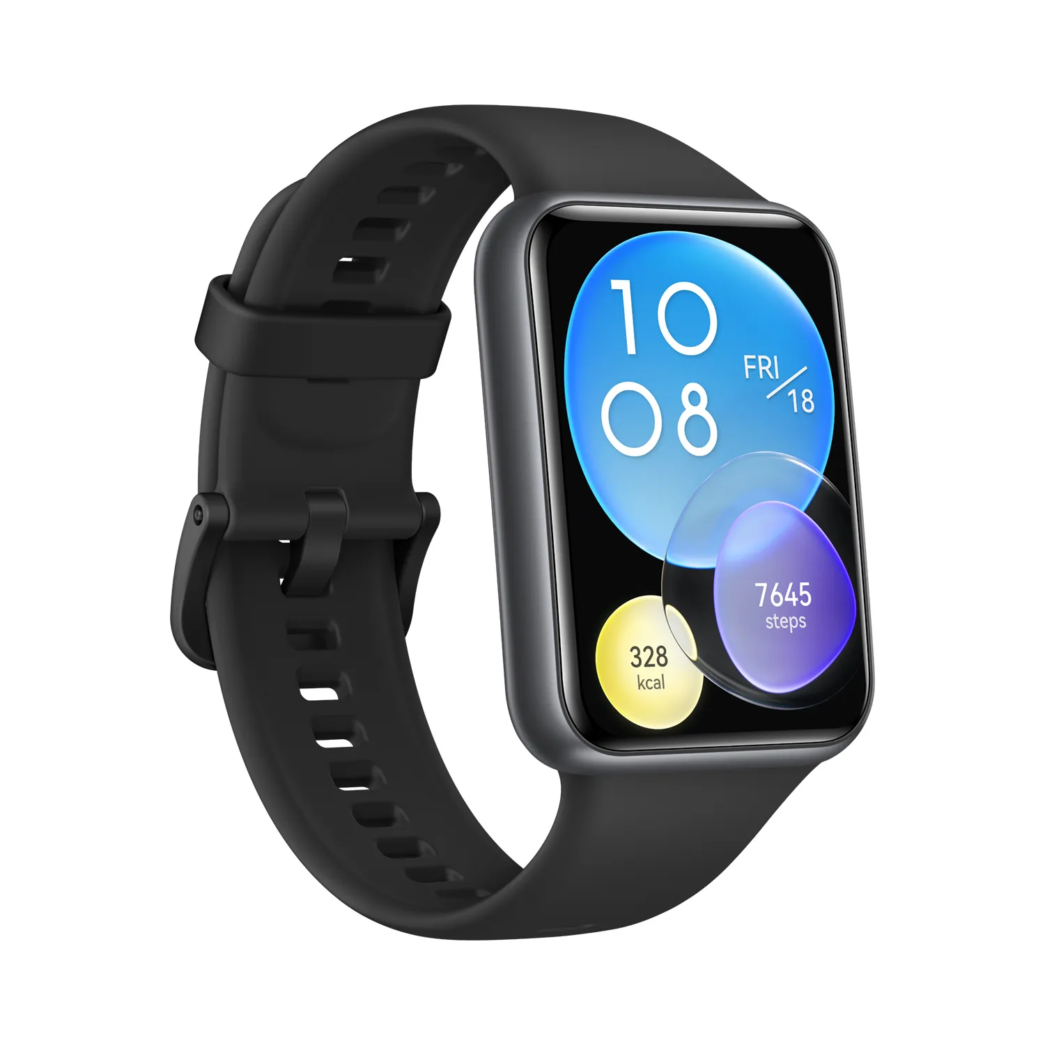 Huawei Watch Fit 2 Active -&auml;lykello, Midnight Black