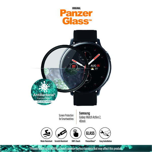 PanzerGlass Galaxy Watch Active 2, 40mm - sk&auml;rmskydd