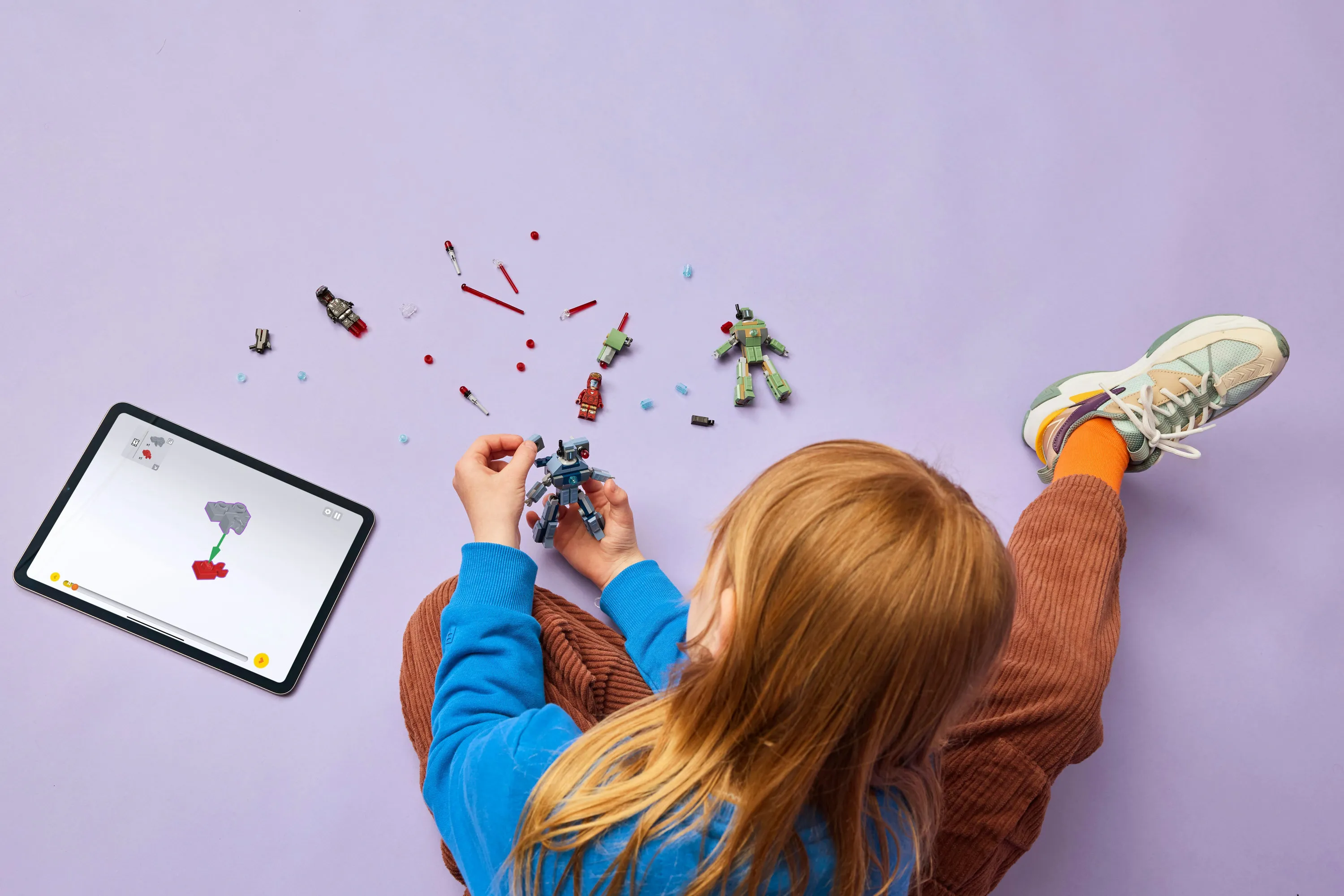 LEGO Marvel Iron Man och War Machine mot Hammer-dr&ouml;nare 76320