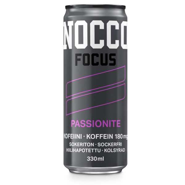 NOCCO Nocco FOCUS Passionite - energydrink 24 x 330ml