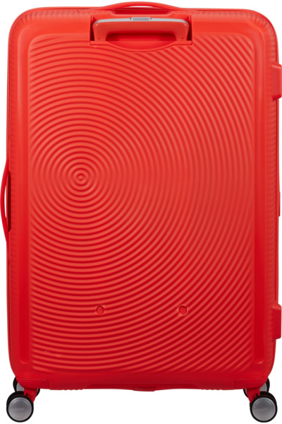 AMERICAN TOURISTER Soundbox 77 Large Expandable Polypropylene Luggage, Neon Orange