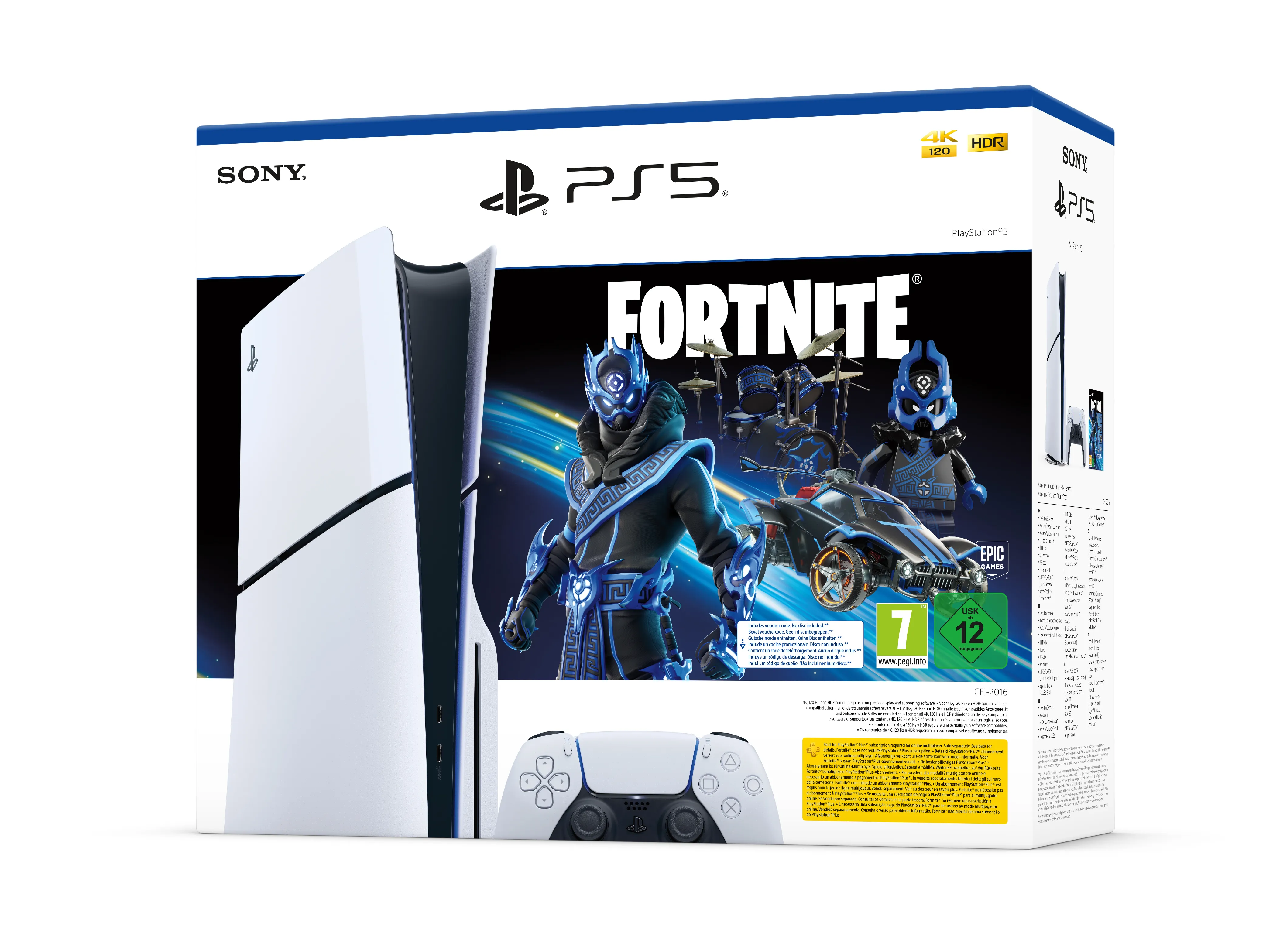 Sony Playstation 5 Slim blu-ray 1TB + Fortnite