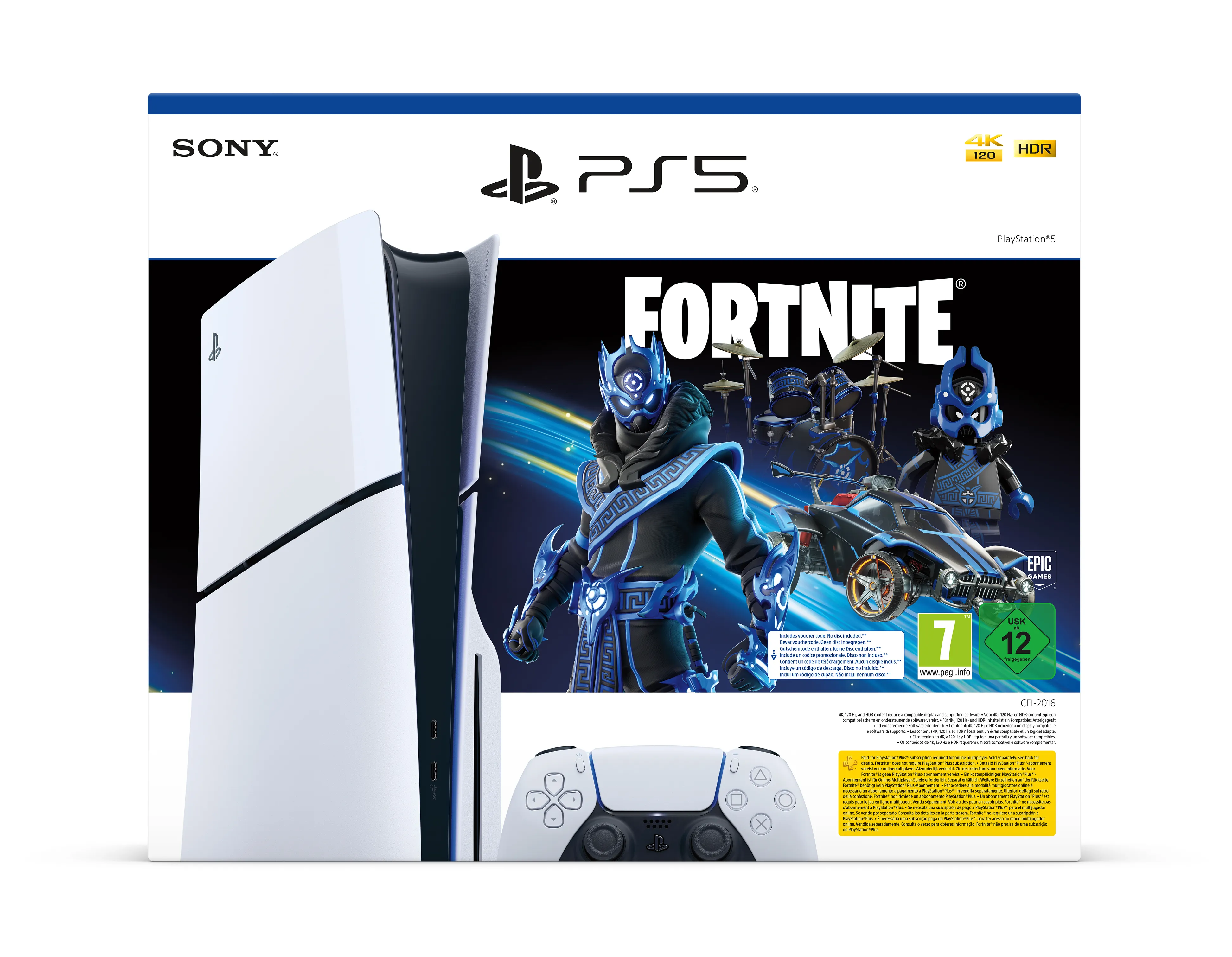 Sony Playstation 5 Slim blu-ray 1TB + Fortnite