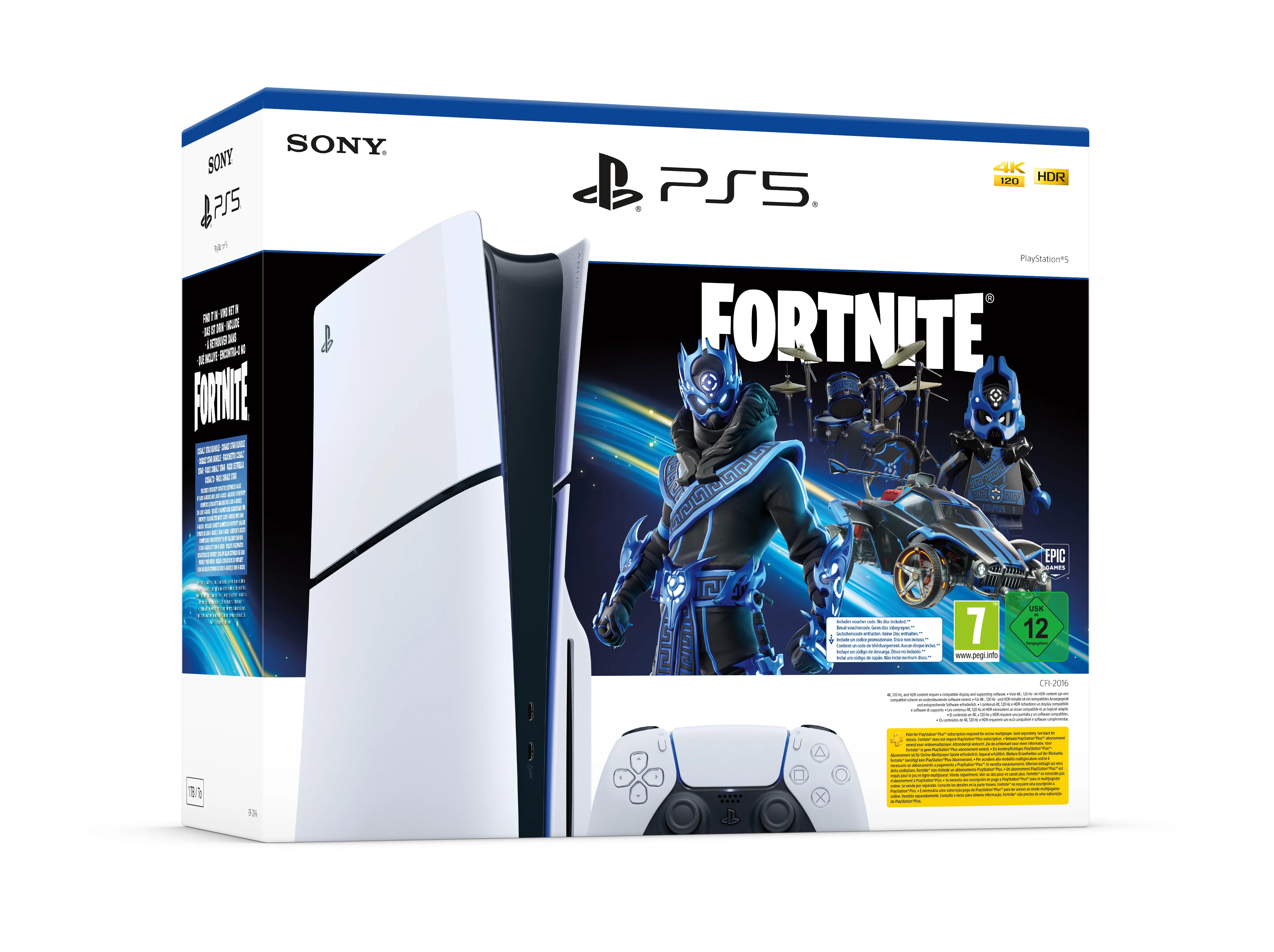 Sony Playstation 5 Slim blu-ray 1TB + Fortnite