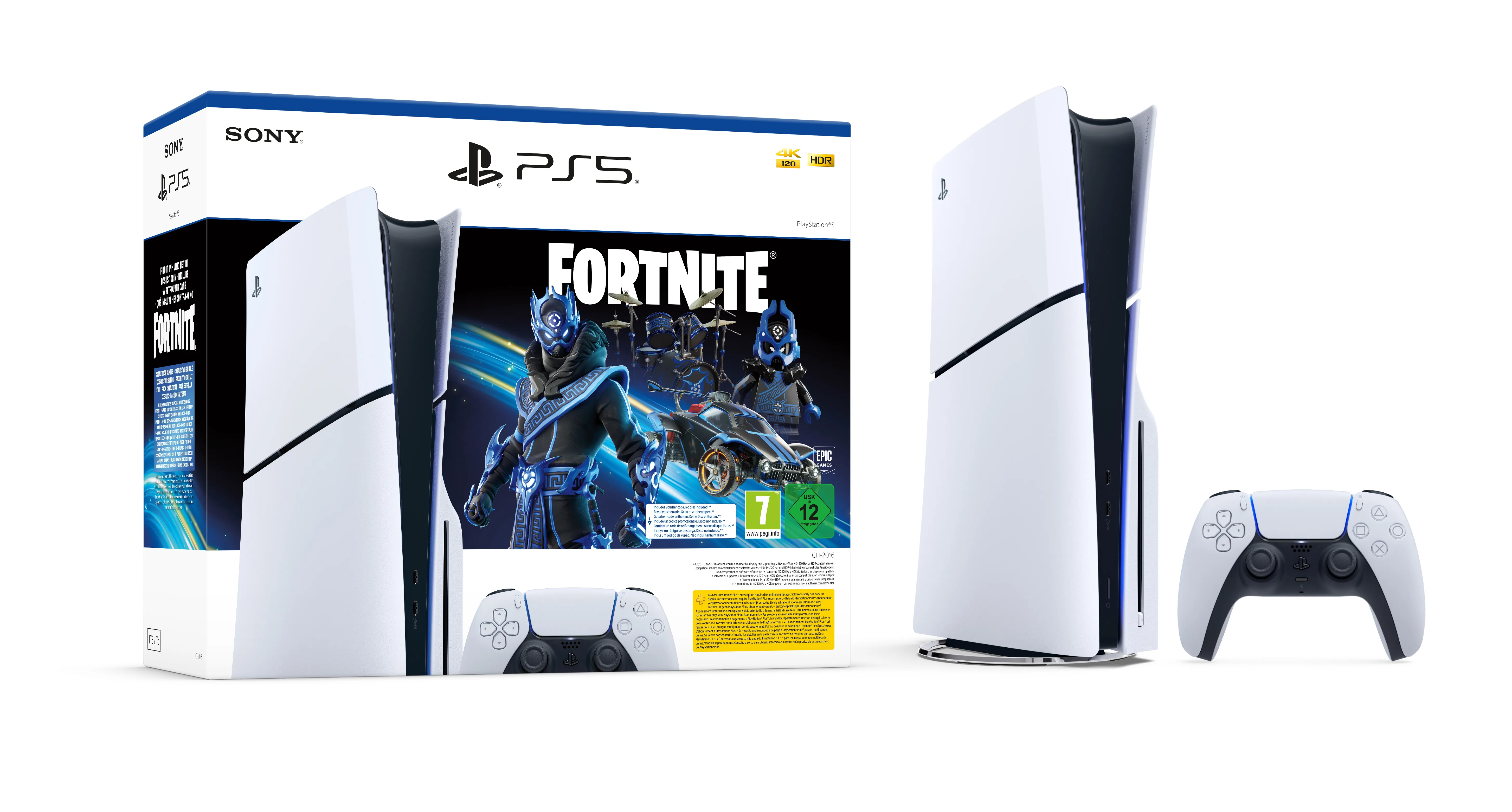Sony Playstation 5 Slim blu-ray 1TB + Fortnite