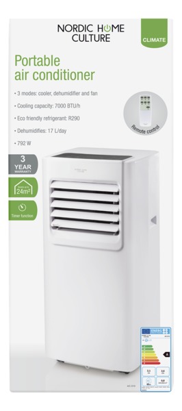 Nordic Home AC-510 - air conditioner, 7K, white