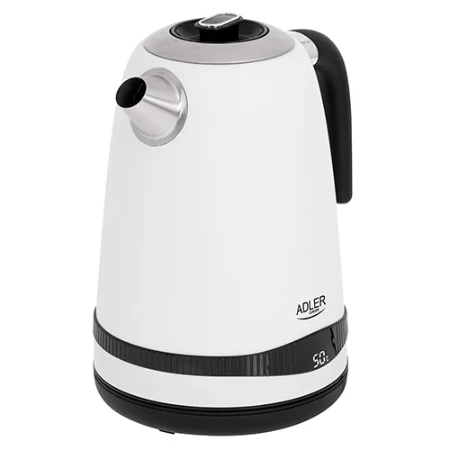 Adler AD 1295w kettle, 1.7L, 2200W, Satin White
