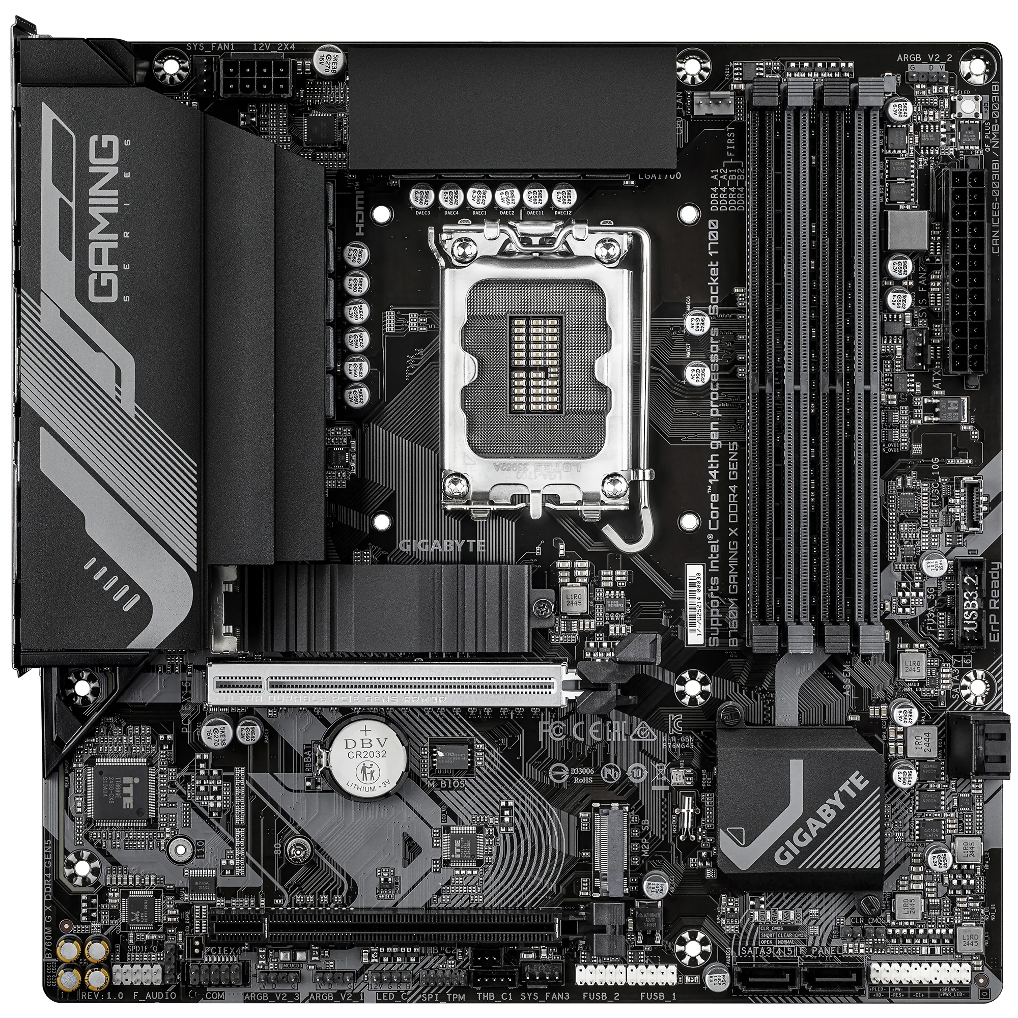 Gigabyte B760M G X DDR4 Gen5 LGA1700 mATX - motherboard