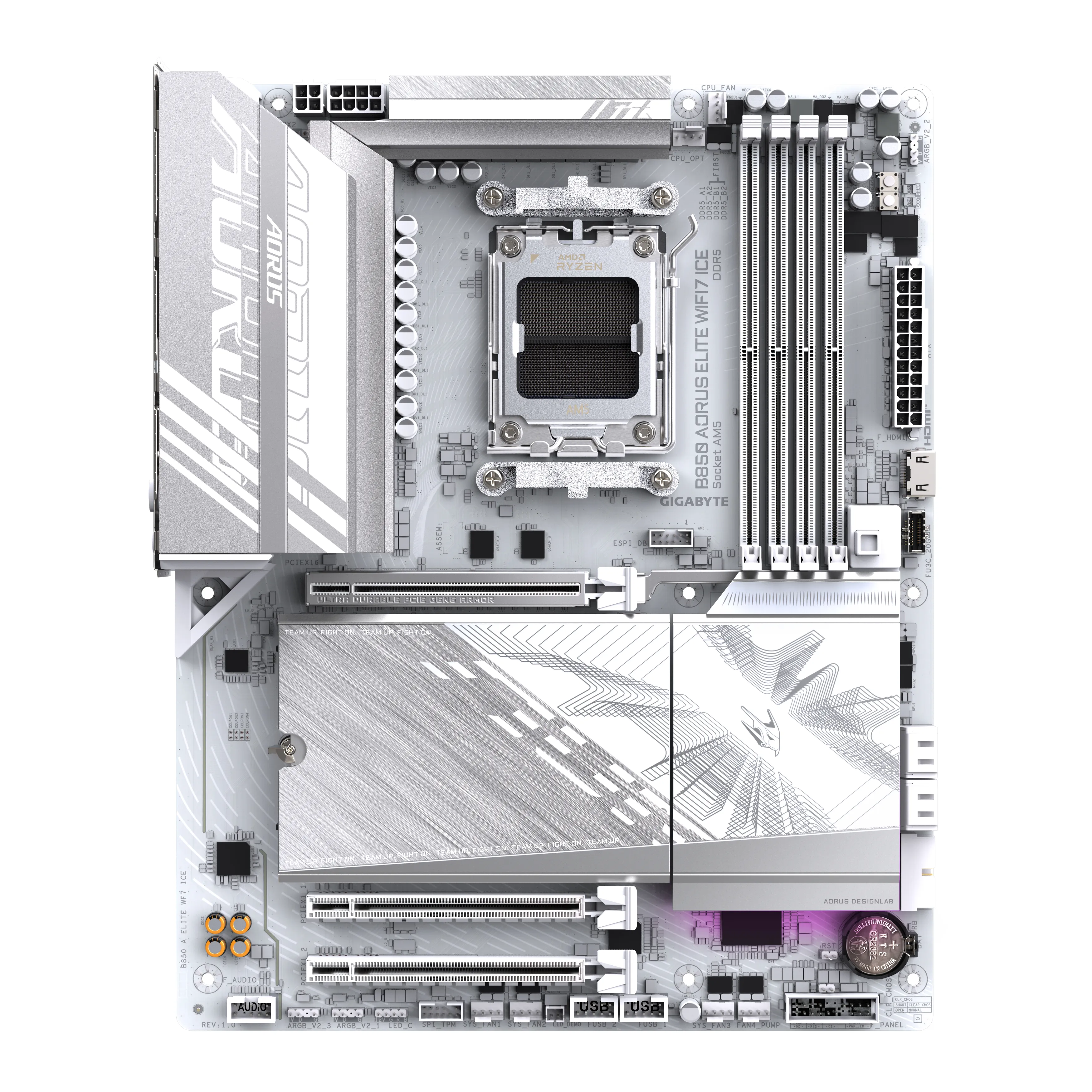 Gigabyte B850 Aorus Elite Ice WiFi 7 AM5 ATX - motherboard