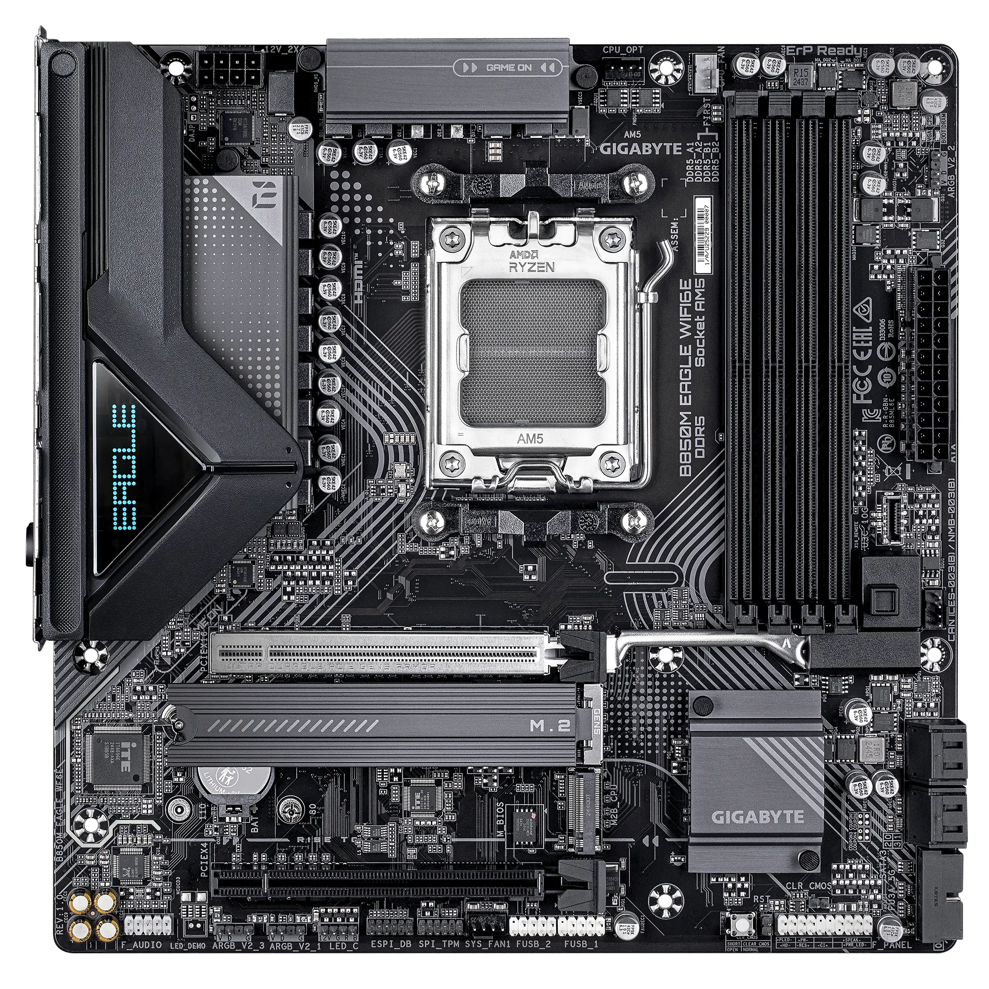 Gigabyte EAGLE B850M ICE WiFi 6E AM5 mATX Motherboard