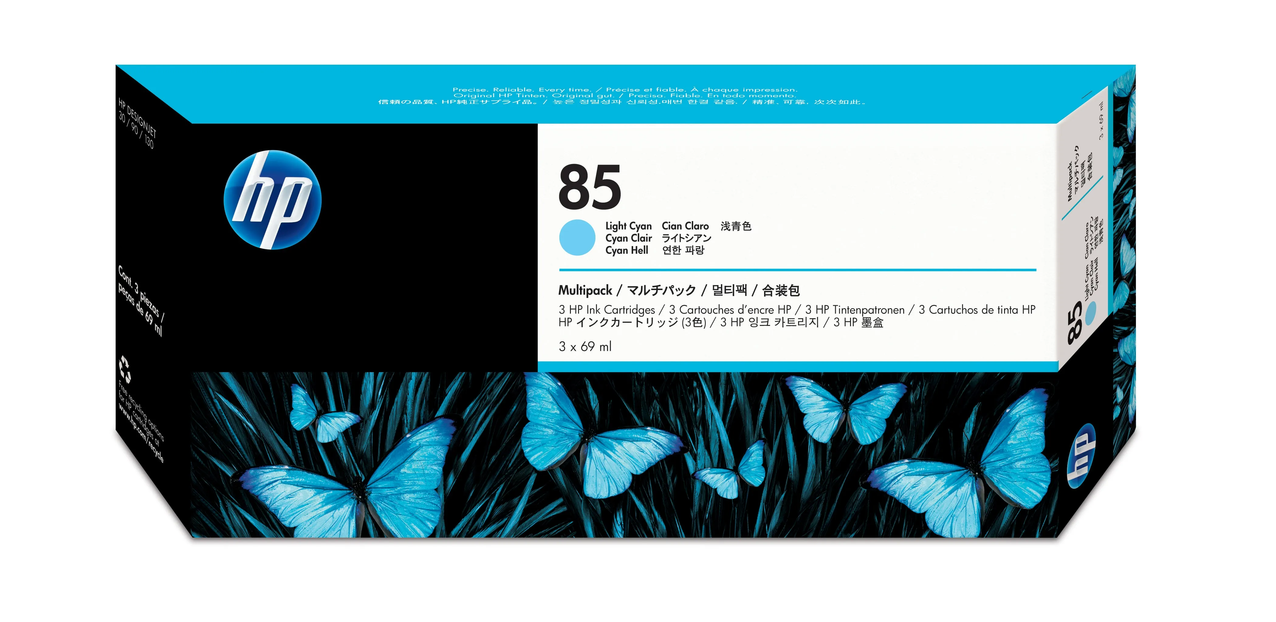 Ink Light Cyan 69 ml. 3-Pack