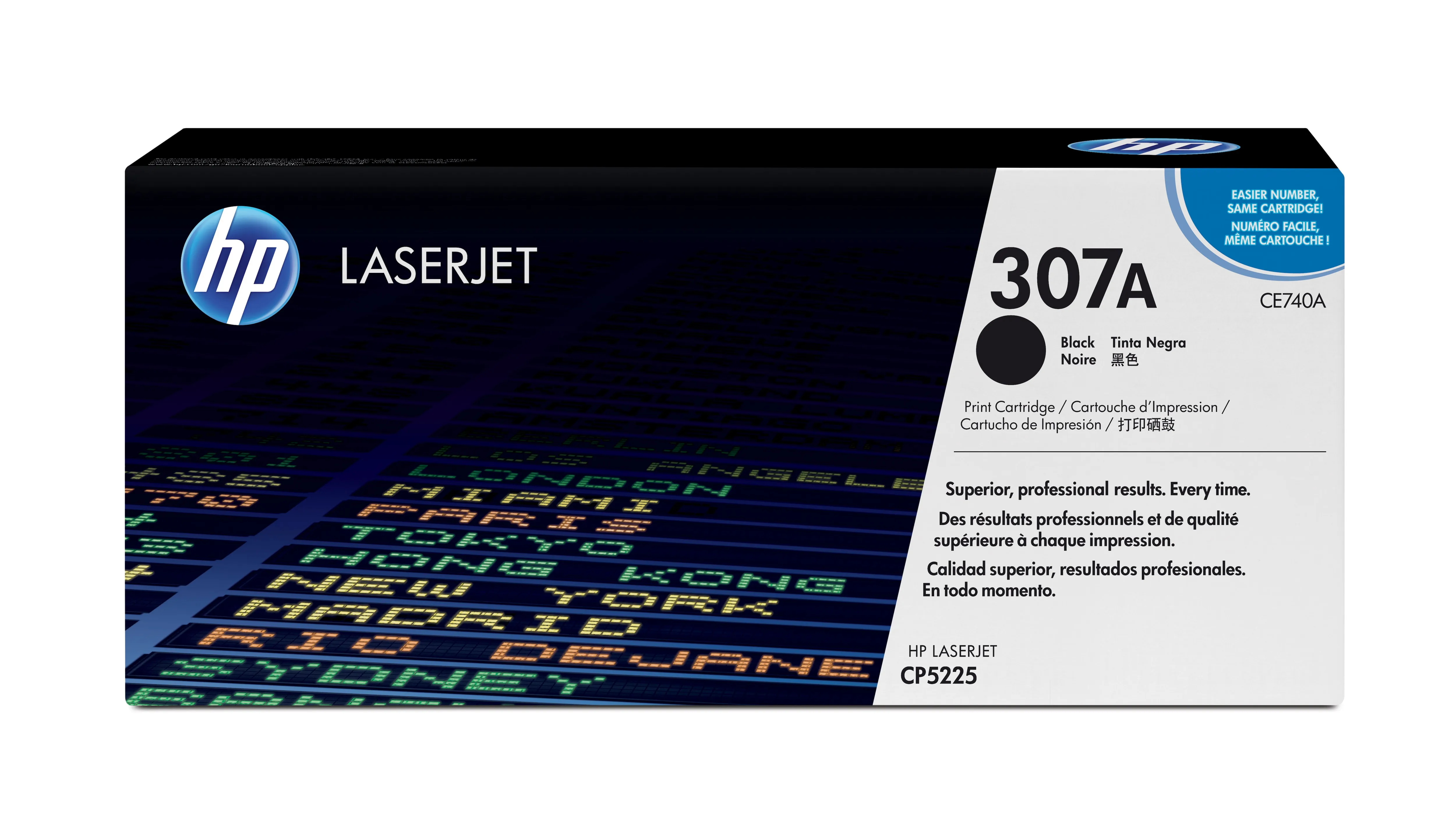 HP CE740A -laserv&auml;rikasetti, musta