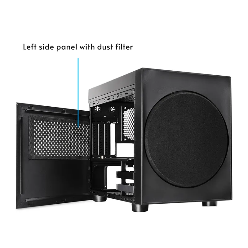 Chieftec CI-03B-OP -micro-ATX-kotelo, musta