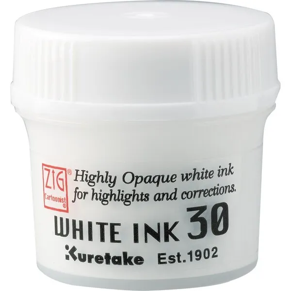 ZIG Cartoonist Ink 30 white