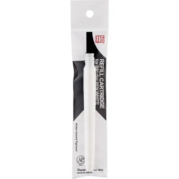 Zig Brush Pen refill White