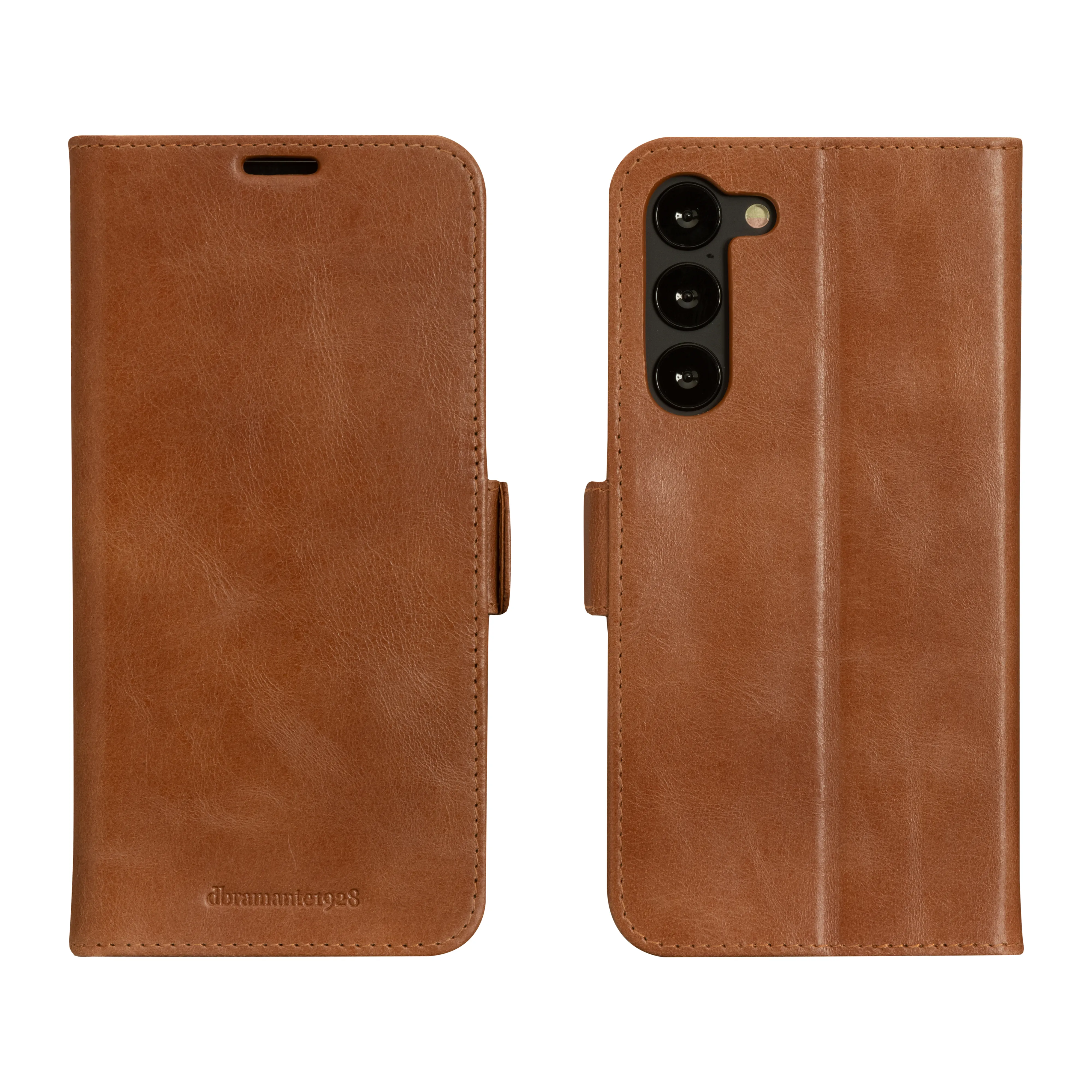 Dbramante1928 Copenhagen, Galaxy S23 - Wallet Case, Tan