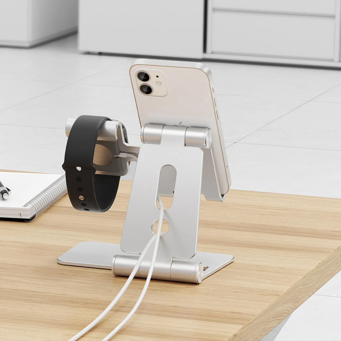 DESIRE2 Restore Pro Laddningsst&auml;ll f&ouml;r Apple Watch Silver