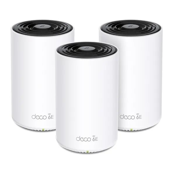 TP-Link Deco XE75 (3-pack) Wi-Fi 6E AXE5400 Whole-Home Mesh Wi-Fi System