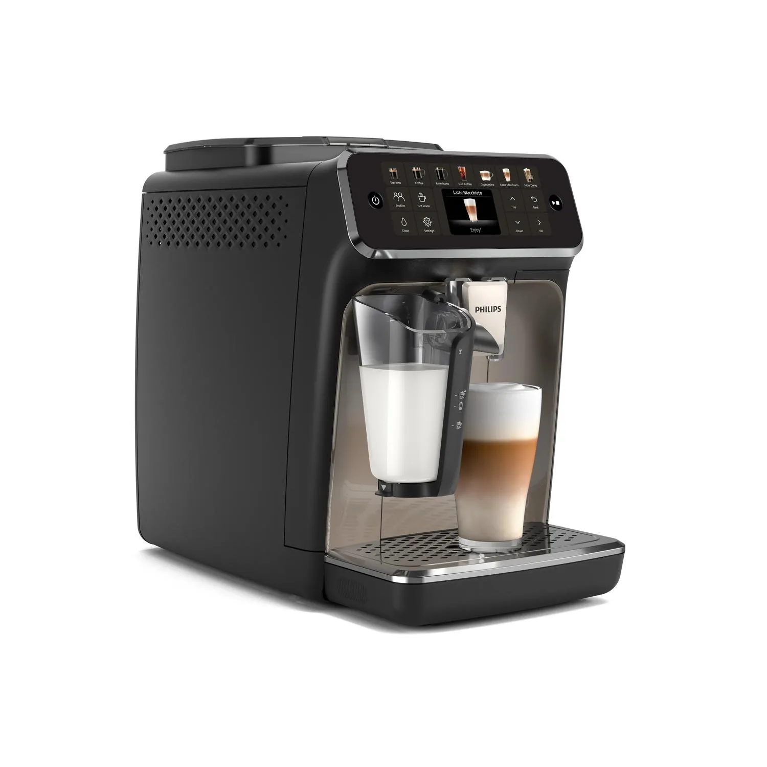 Philips Series 4400 EP4449 -espressokeitin, musta, Hopea