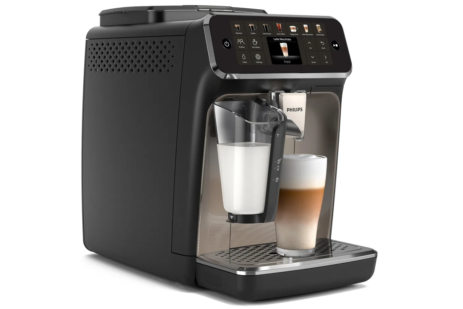 Philips Series 4400 EP4449 -espressokeitin, musta, Hopea