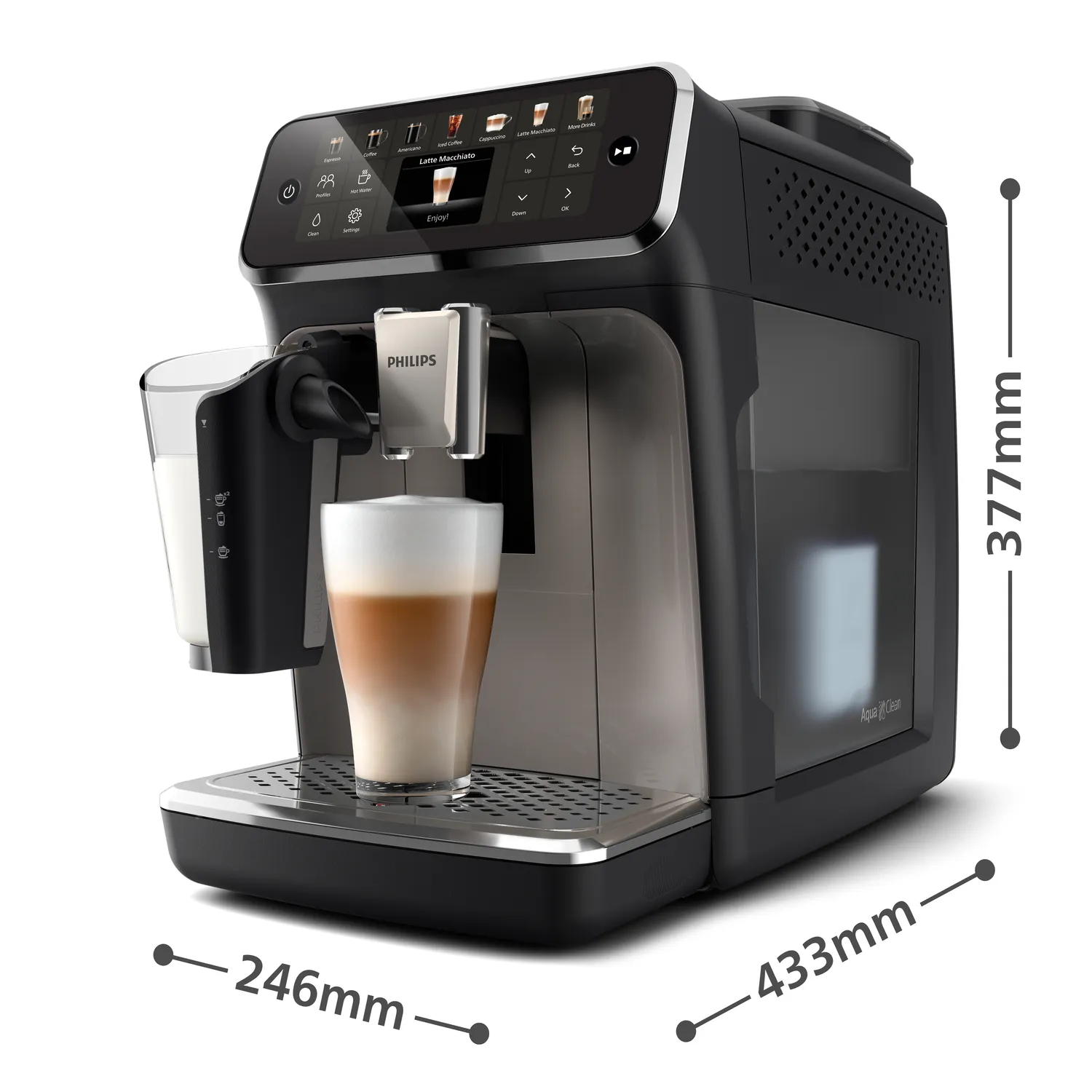Philips Series 4400 EP4449 -espressokeitin, musta, Hopea