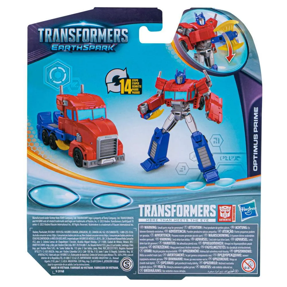 Hasbro Transformers Earthspark Warrior Optimus Prime