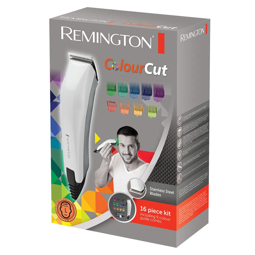 Remington ColourCut HC5035 Hair Clipper, White