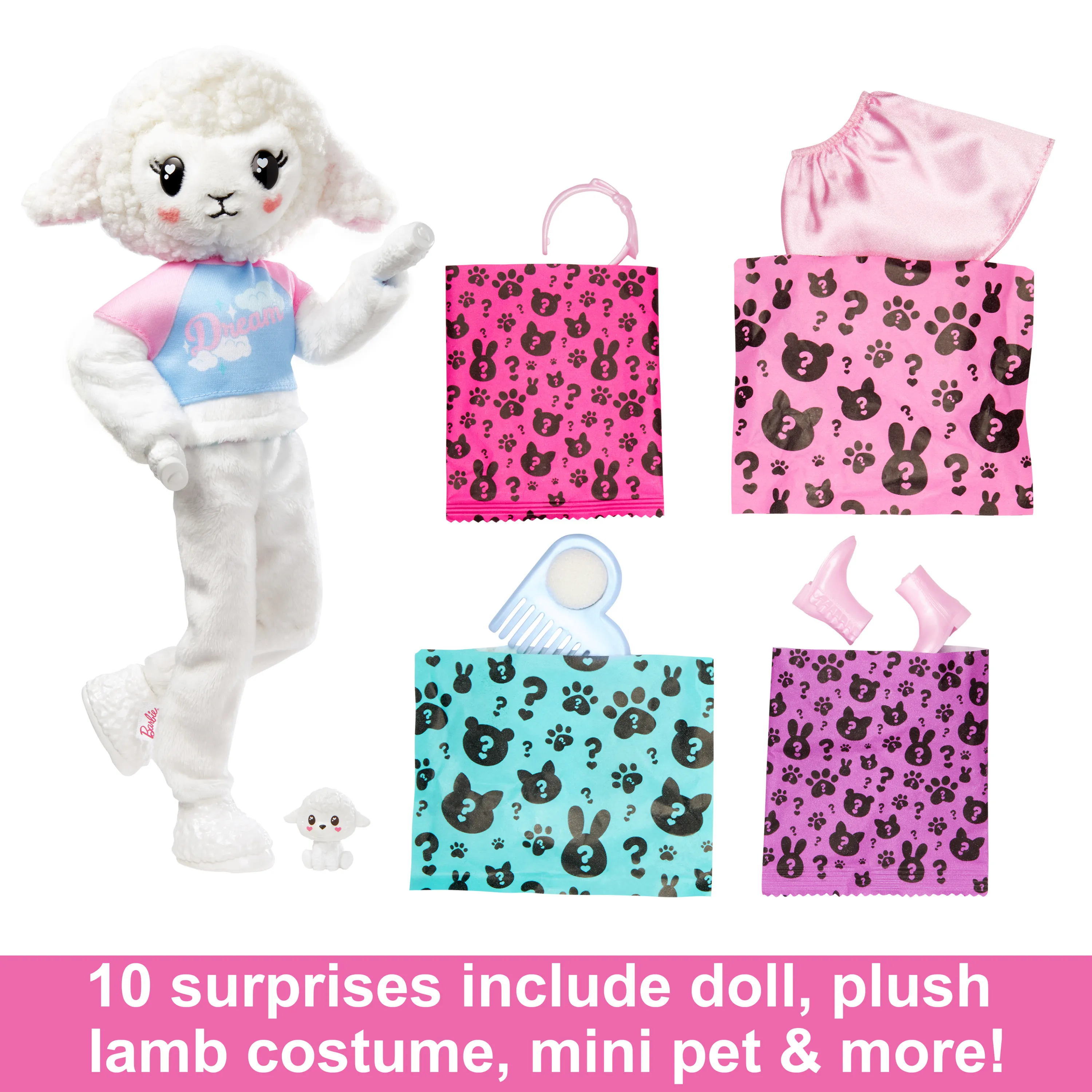 Mattel Barbie Cutie Reveal Cozy Cute Series - Lamb, Doll