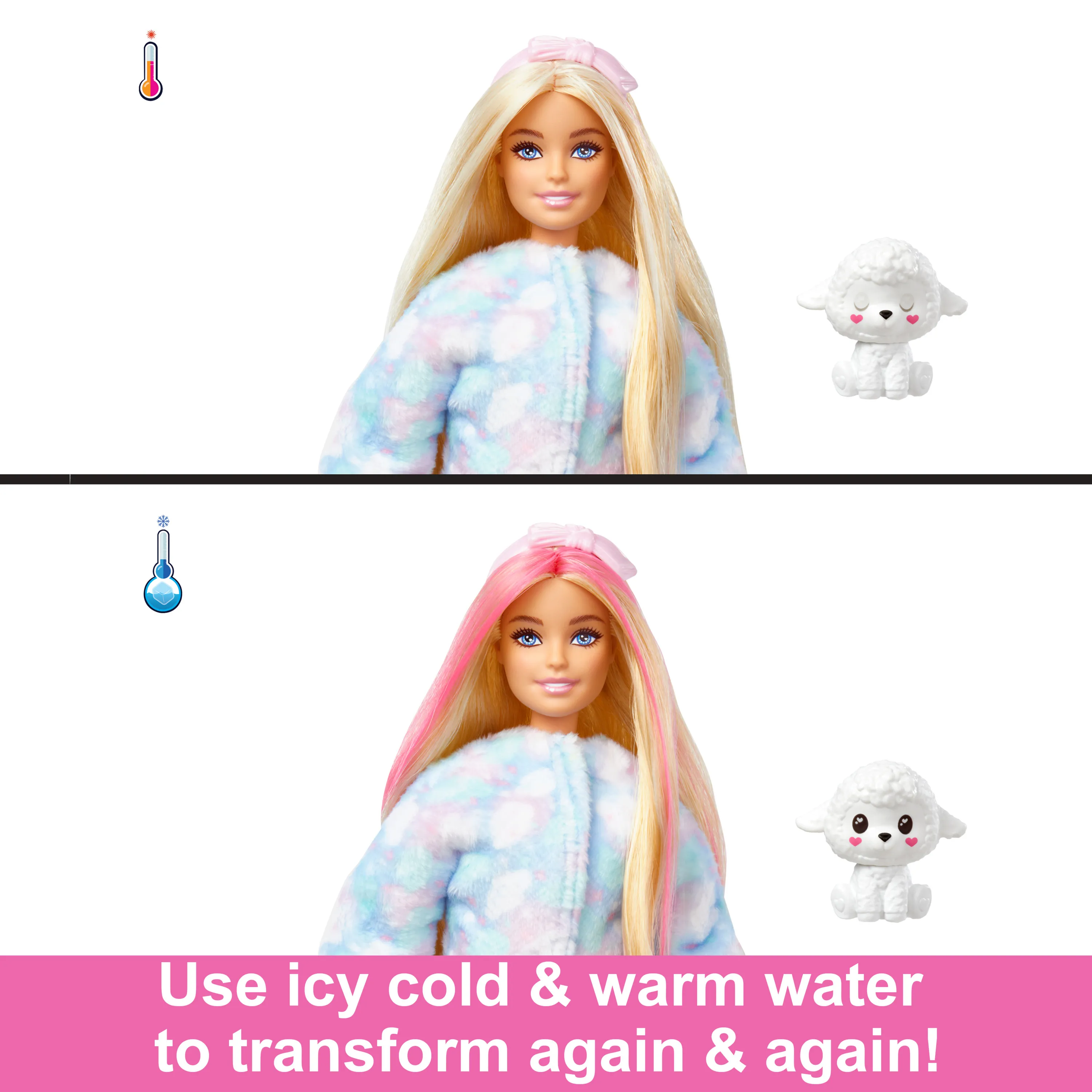 Mattel Barbie Cutie Reveal Cozy Cute Series - Lamb, Doll