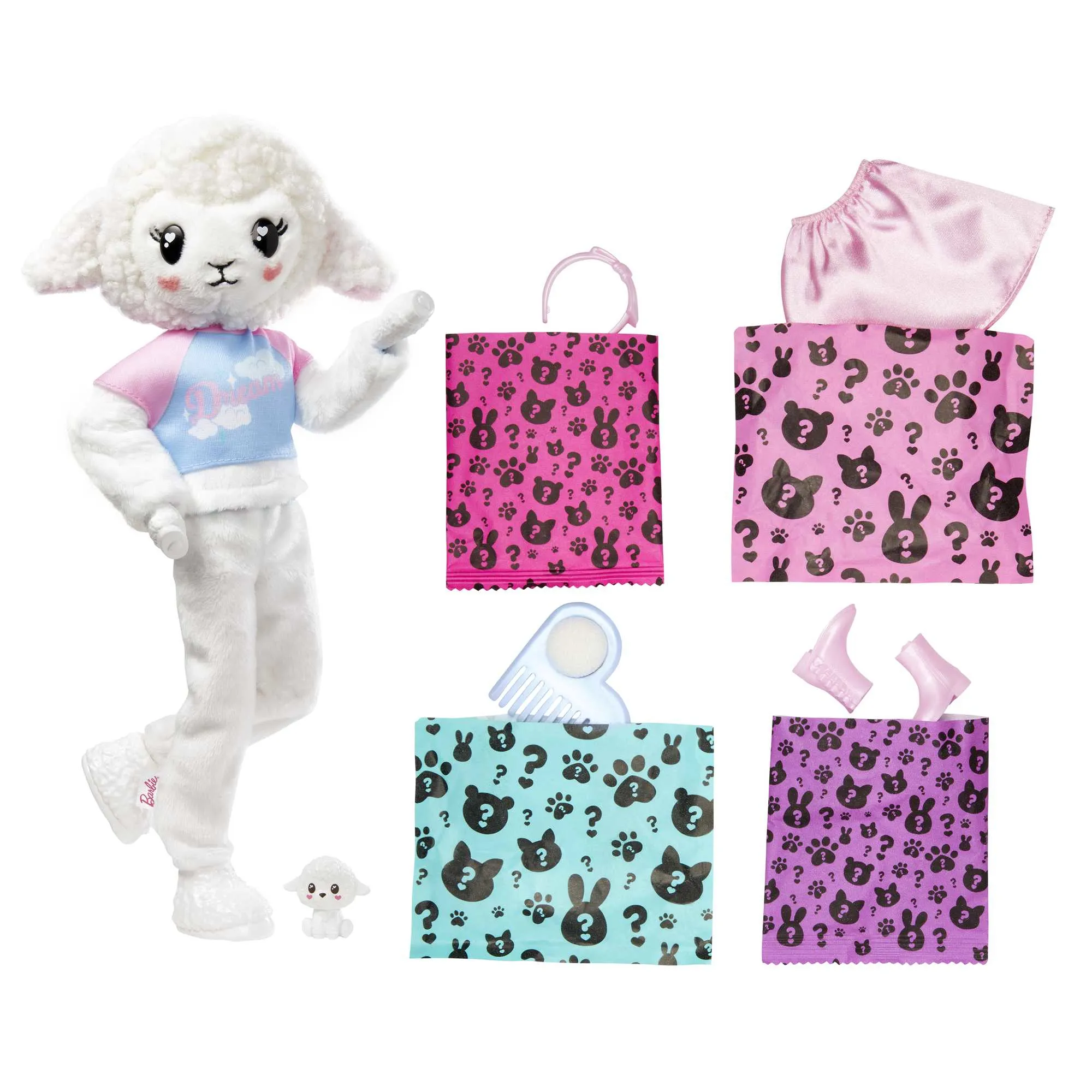 Mattel Barbie Cutie Reveal Cozy Cute Series - Lamb, Doll
