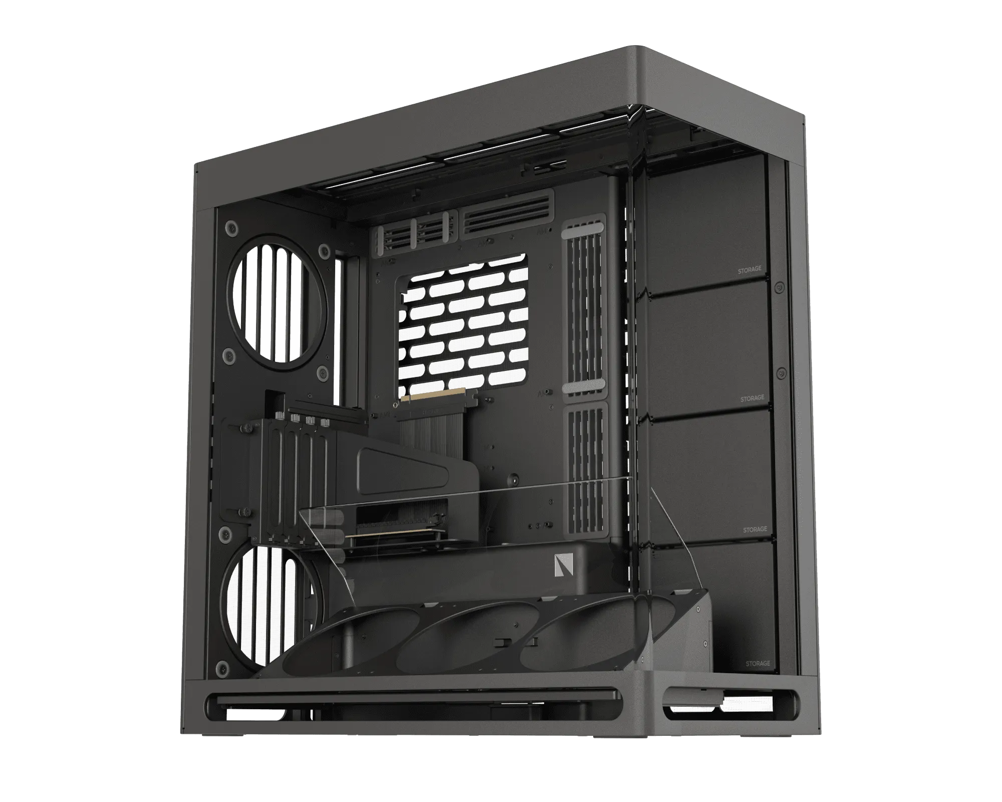 HAVN HS 420 VGPU - midi tower case, black