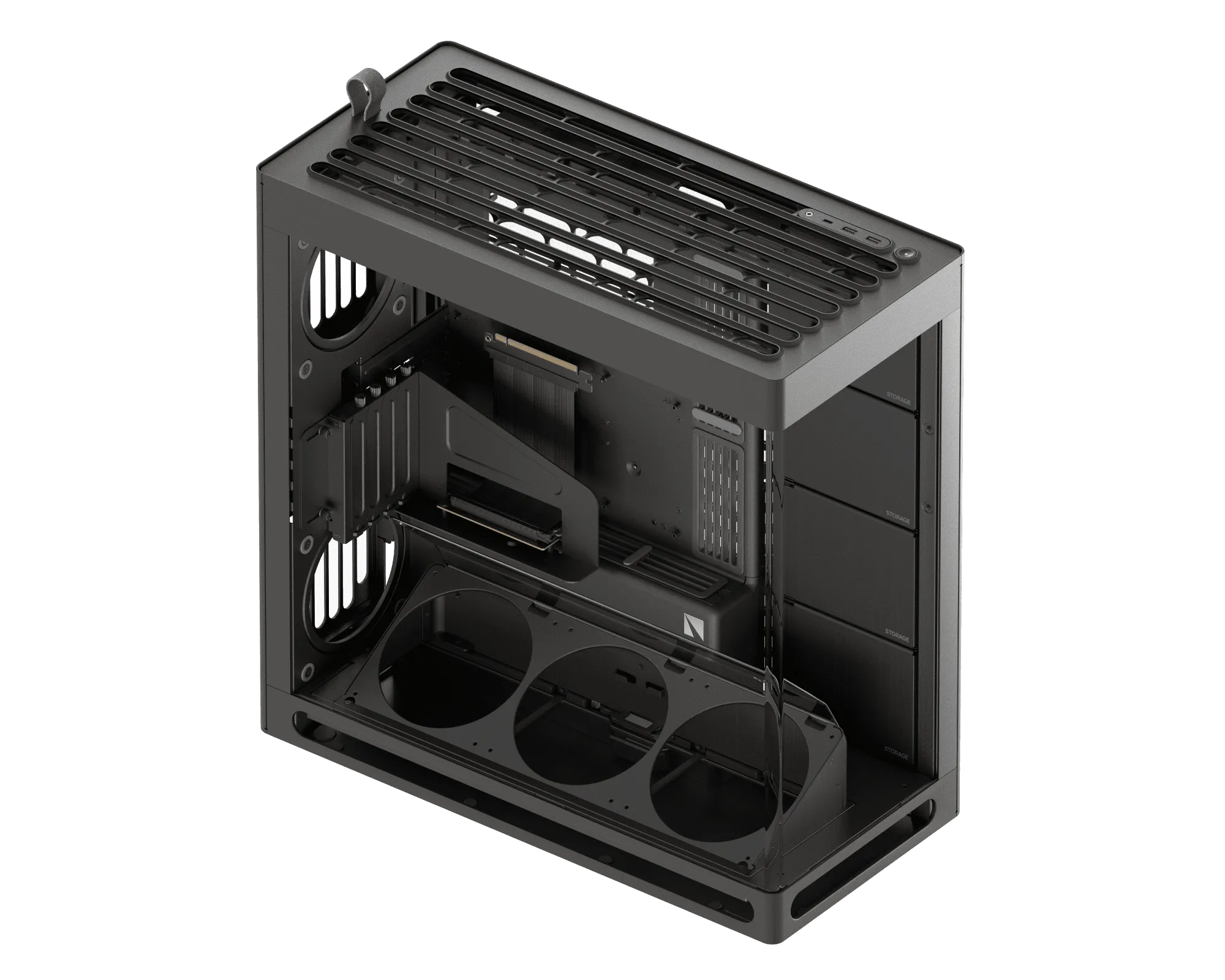 HAVN HS 420 VGPU - midi tower case, black
