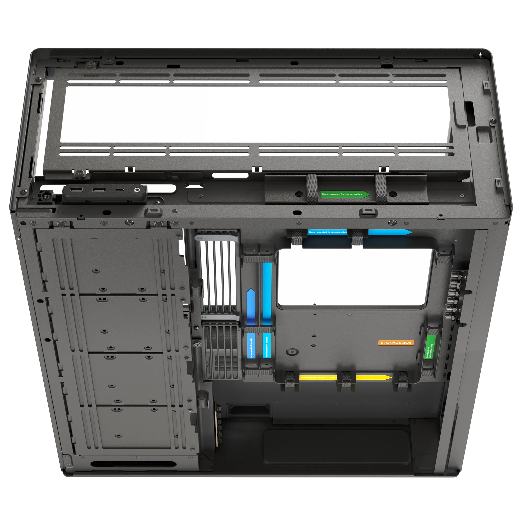 HAVN HS 420 VGPU - midi tower case, black