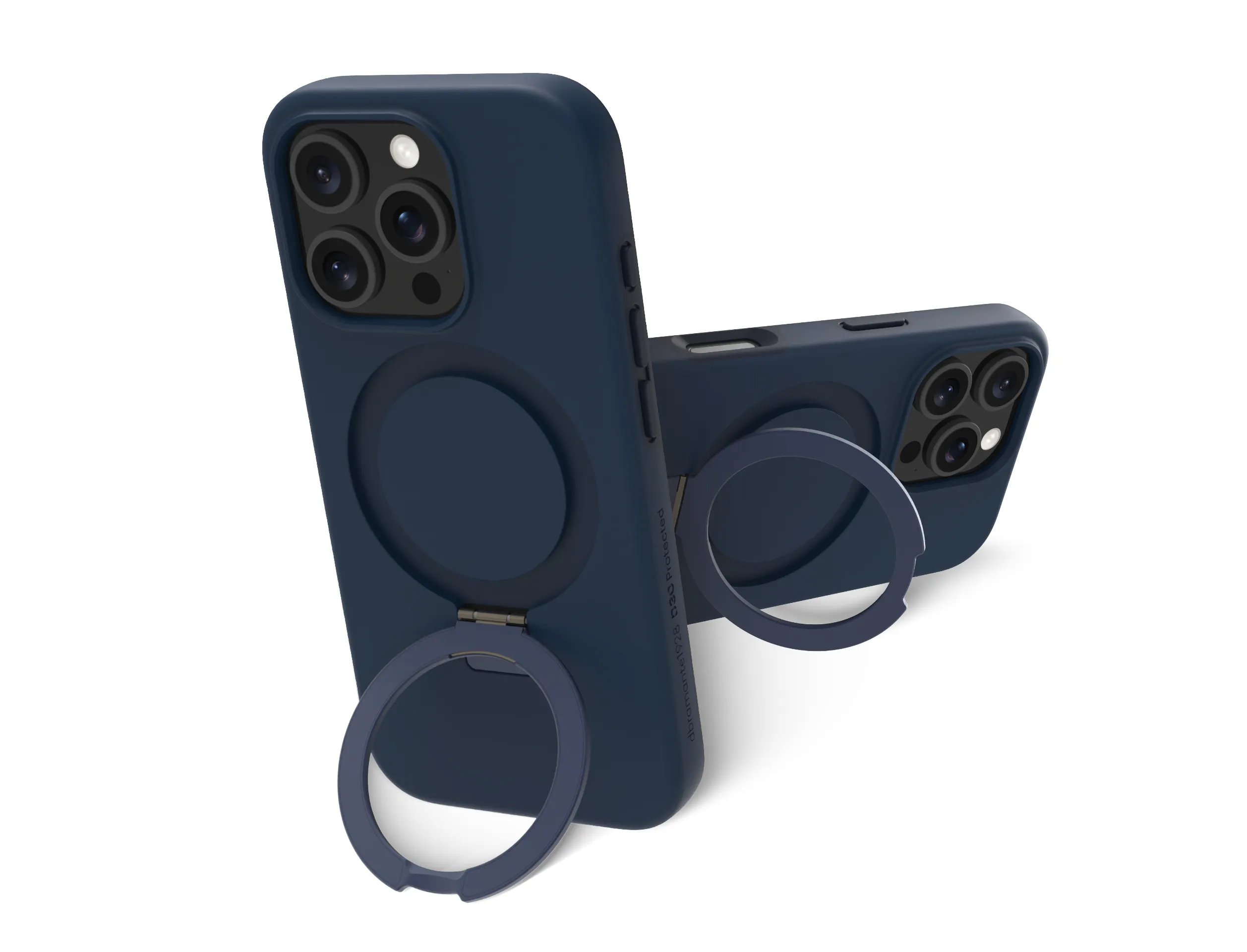 Dbramante1928 Iceland Ultra D3O MagSafe Kickstand, iPhone 16 Pro - Case, Blue