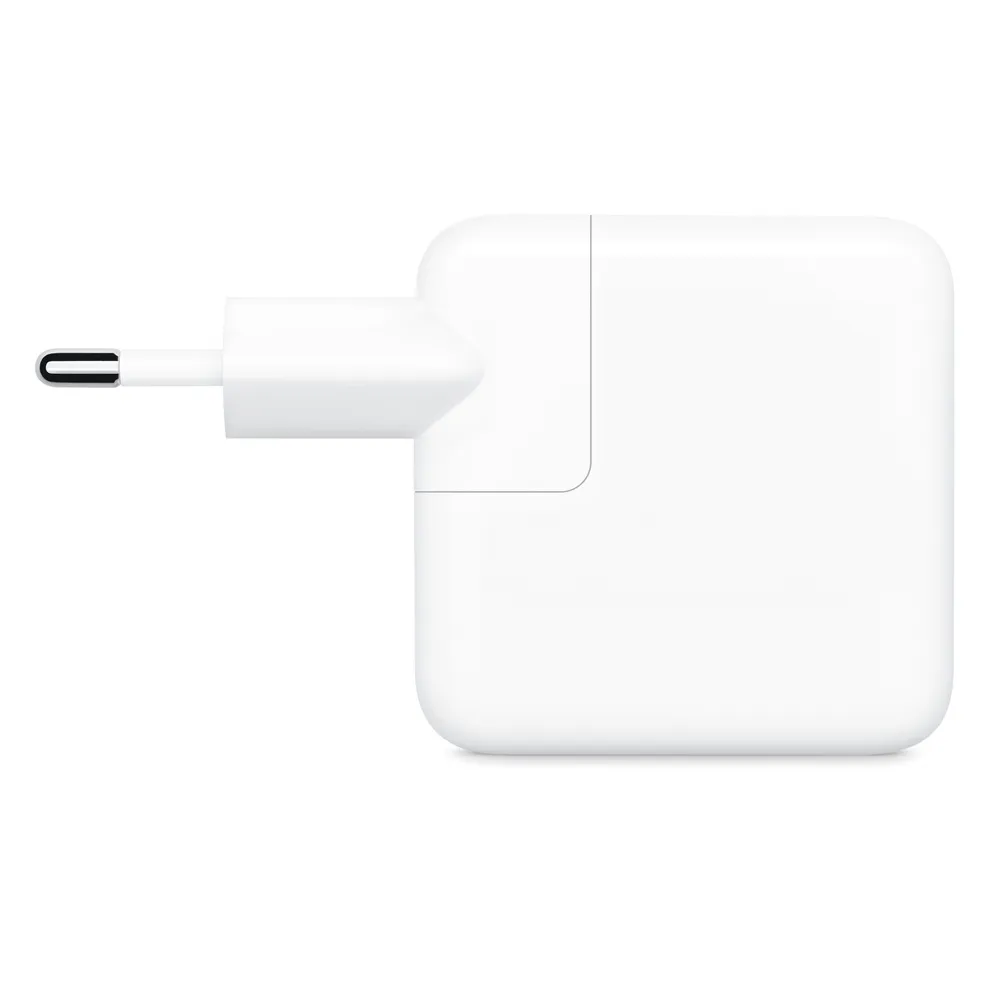 Apple 35W usb-c-str&ouml;madapter med tv&aring; portar