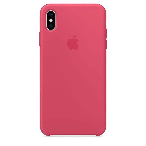 Apple iPhone XS Max ‑silikonikuori, kiinanruusu